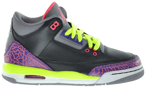 Giày Nike Air Jordan 3 Retro GS 'Black Atomic Red' 441140-039
