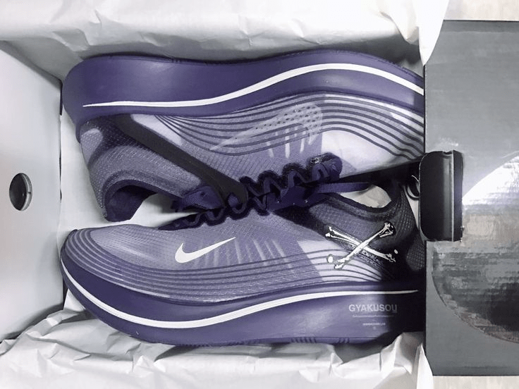 Giày Nike Gyakusou x Zoom Fly SP 'Ink' AR4349-500 - Ảnh 2