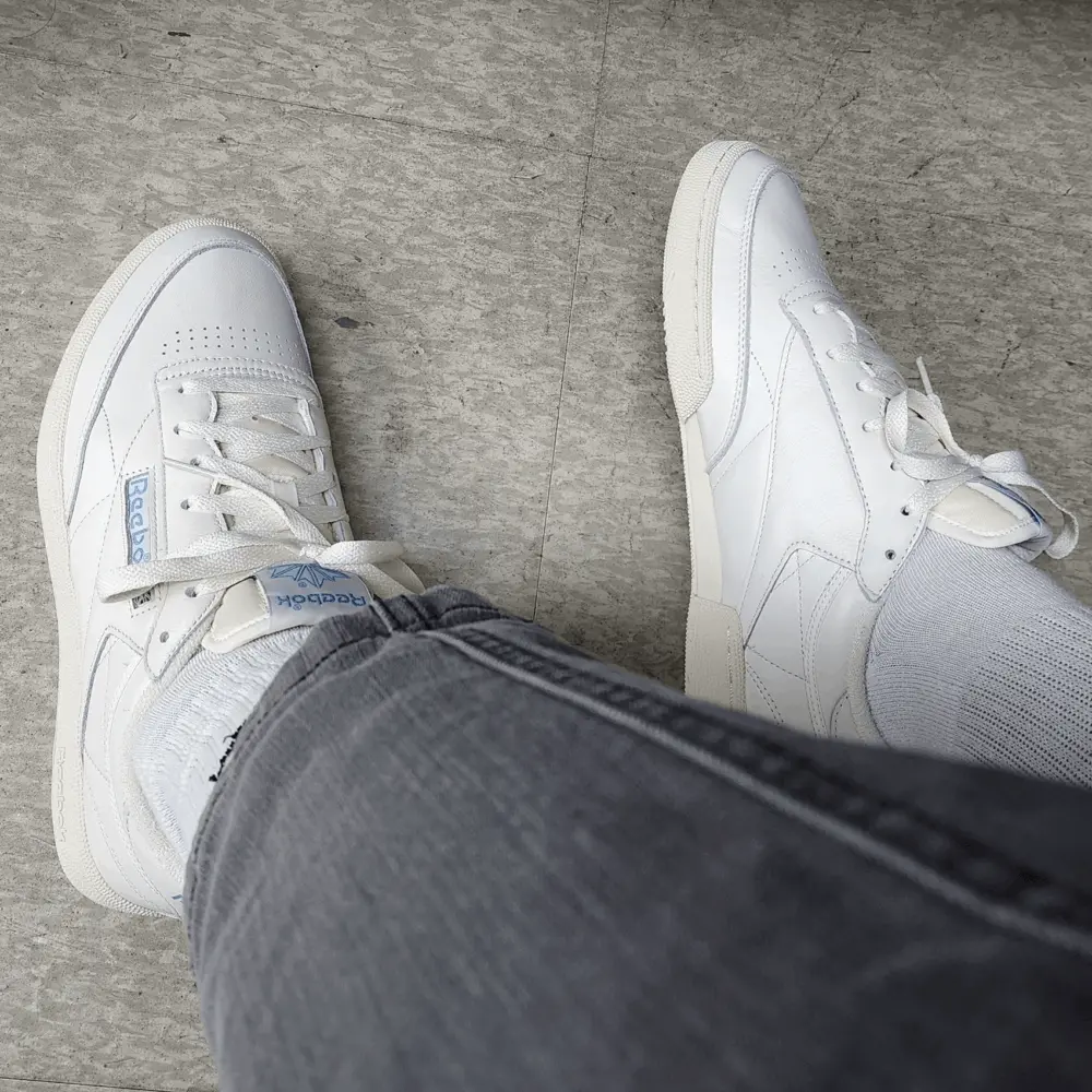 Giày Reebok Club C 85 Vintage 'Essential Blue' GX3680 - Ảnh 4