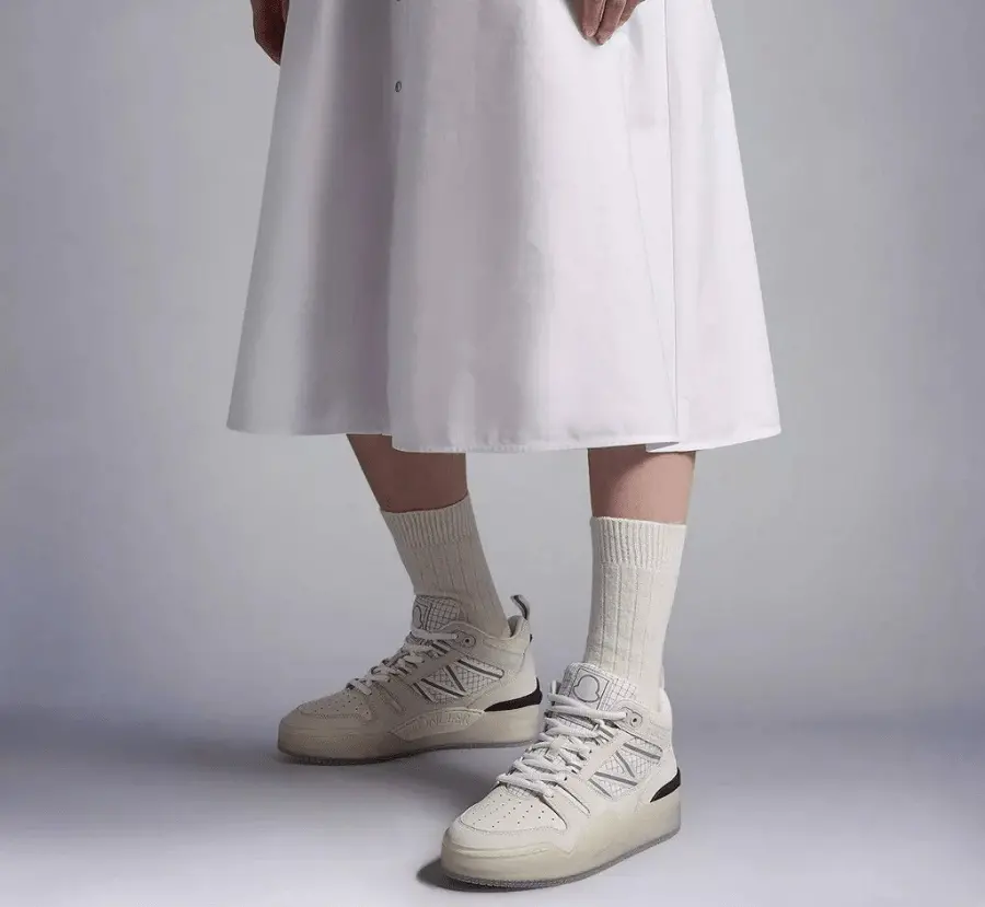 Alternative view of Giày Moncler Pivot High Top Trainers 'White' I109A4M00100M2554034