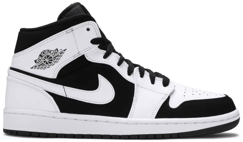 Giày Nike Air Jordan 1 Retro Mid 'Tuxedo' 554724-113