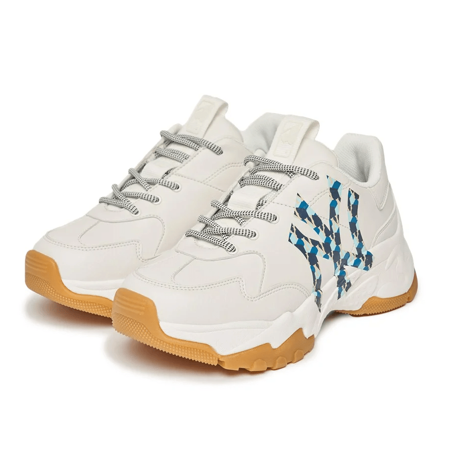 Giày MLB BigBall Chunky Cube 'Monogram New York Yankees' 3ASHCGM2N-50WHS - Ảnh 6