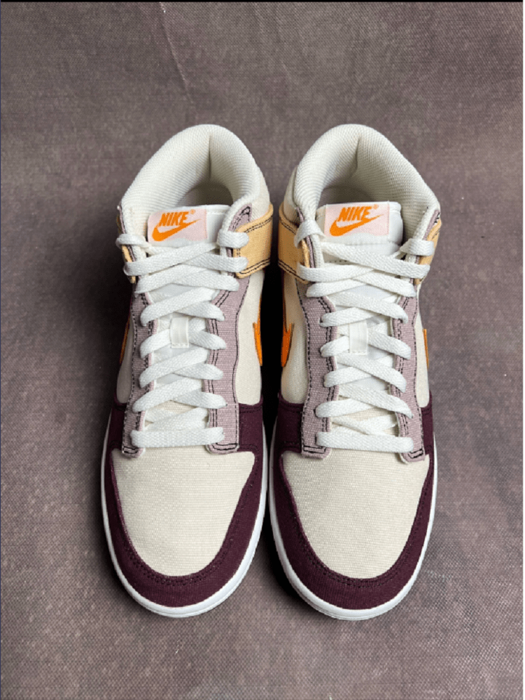 Giày Nike Dunk Mid 'Coconut Milk Plum Orange' DV0830-101 - Ảnh 5