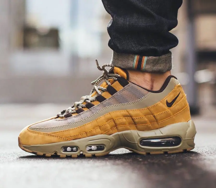 Giày Nike Air Max 95 Premium 'Wheat' 538416-700 - Ảnh 6