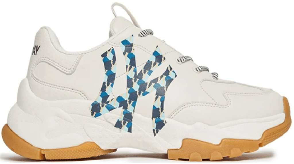 Giày MLB BigBall Chunky Cube 'Monogram New York Yankees' 3ASHCGM2N-50WHS