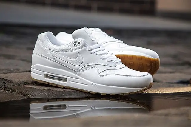 Alternative view of Giày Nike Air Max 1 Leather PA 'White Gum' 807602-113