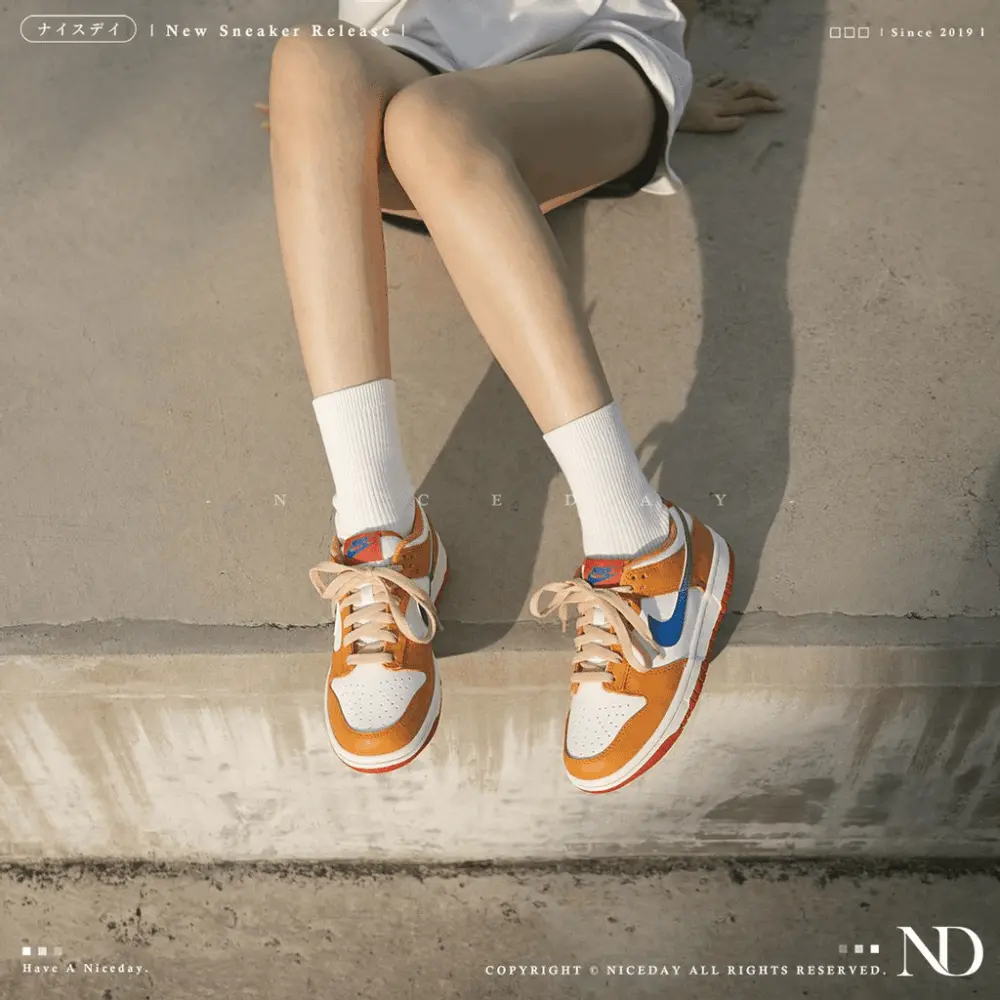 Giày Nike Dunk Low 'Hot Curry Game Royal' DH9765-101 - Ảnh 5