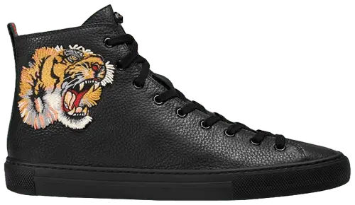 Giày Gucci Leather High 'Tiger' 451621-BXOA0-1060