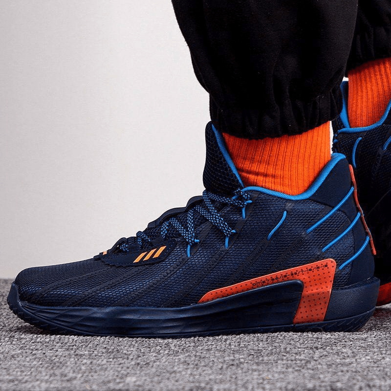 Giày Adidas Dame 7 Lights Out 'Dark Blue' FZ1103 - Ảnh 4