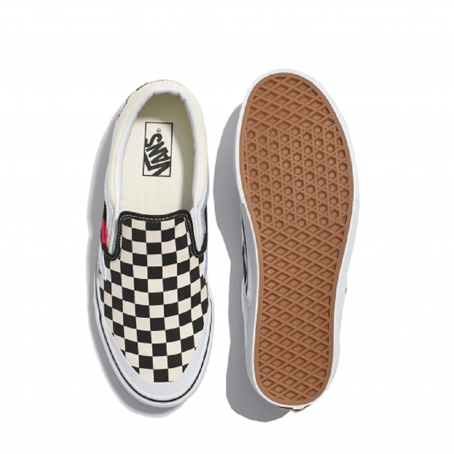 Giày Vans Classic Slip-on 'Black Checkerboard' VN000BW3BKC - Ảnh 4
