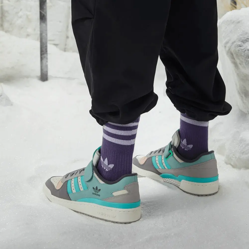 Giày Adidas Originals Forum 84 Low 'Dark Grey Green Cloud White' GX4574 - Ảnh 6