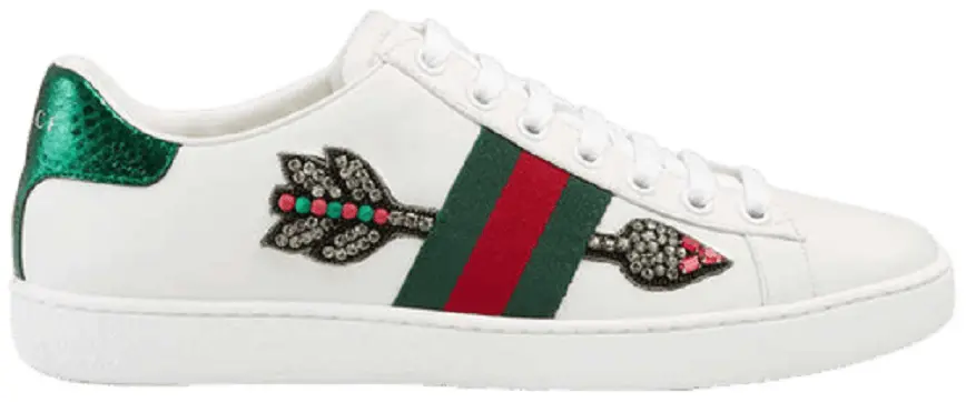Giày Gucci Wmns Ace Embroidered 'Arrow' 454551-A38G0-9064