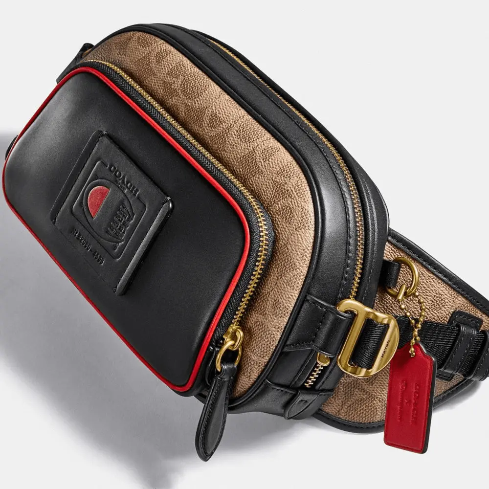 Túi Coach X Champion Belt Bag In Signature Canvas 4553 OLOT8 - Ảnh 3