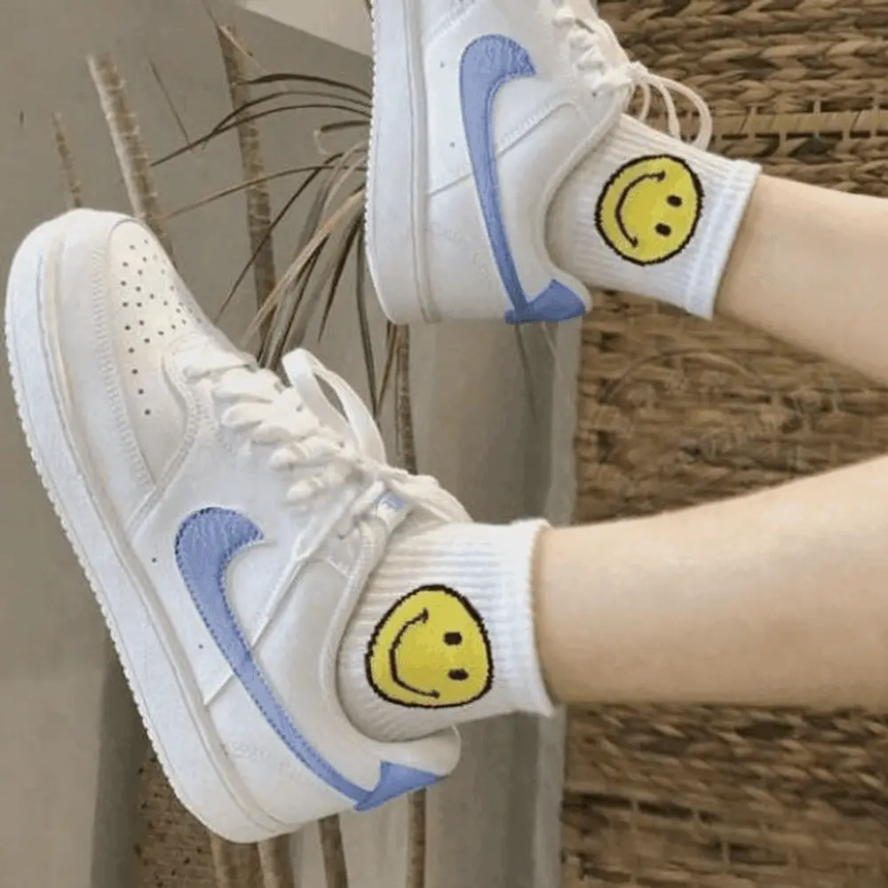 Giày Nike Court Vision Low 'White Royal Tint Lilac' CD5434-115 - Ảnh 7