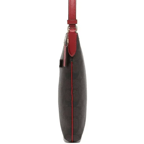 Alternative view of Túi Coach Rowan Pile Bag 'Brown Red' C1554 IMRVQ