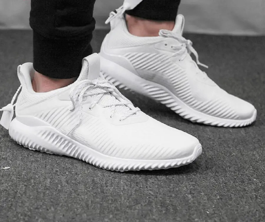 Giày Adidas AlphaBounce 1 'Triple White' FW4686 - Ảnh 4