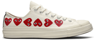 Giày Converse Comme des Garçons Play x Chuck 70 Low Top Multi Heart 162975C