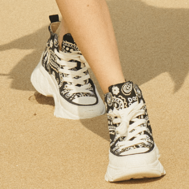 Giày MLB Chunky High New York Yankees 'Light Paisley' 3ASHULP2N-50BKS - Ảnh 4