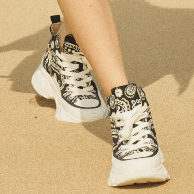 Giày MLB Chunky High New York Yankees 'Light Paisley' 3ASHULP2N-50BKS - Ảnh 4