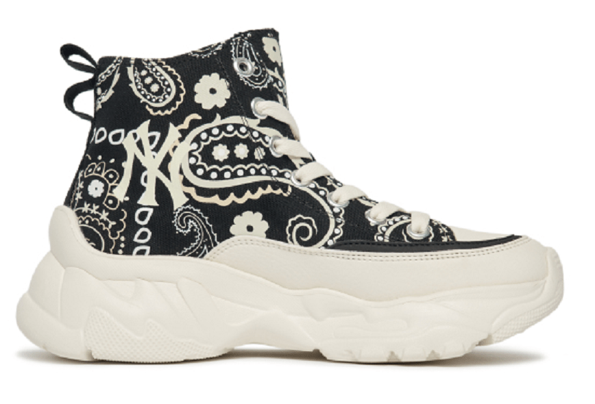 Giày MLB Chunky High New York Yankees 'Light Paisley' 3ASHULP2N-50BKS