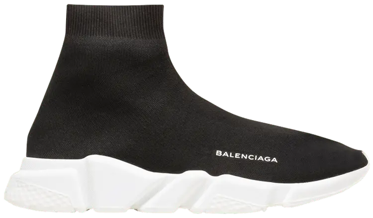 Giày Balenciaga Speed Trainer Mid 'Black' 458653-W05G0-1000