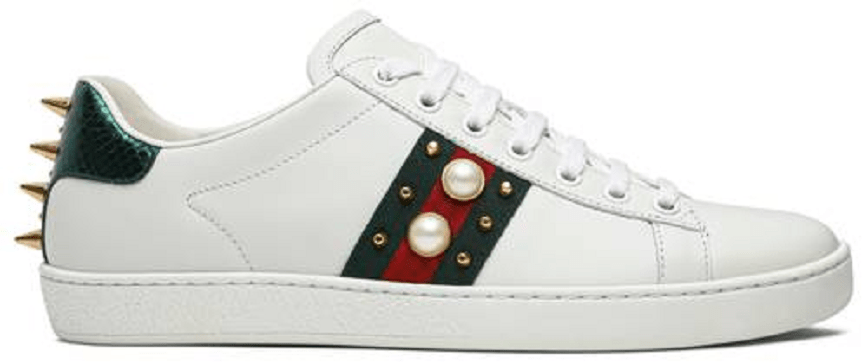 Giày Gucci Wmns Ace Studded 'White' 431887-A38G0-9064