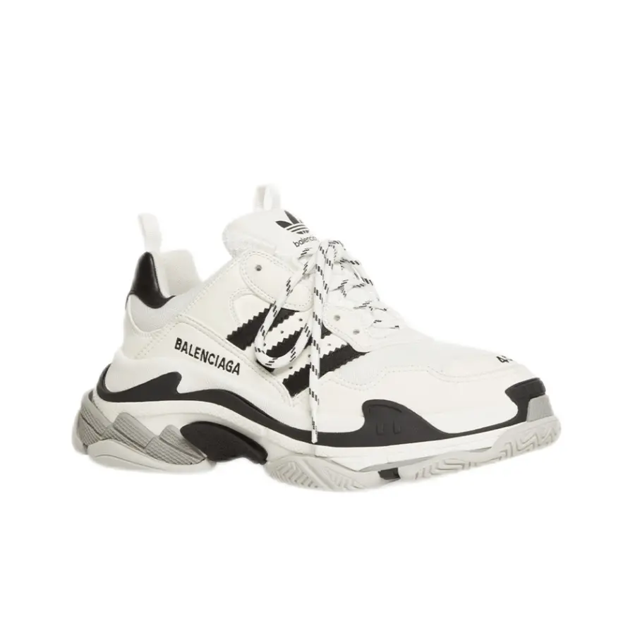 Giày Balenciaga x Adidas 'White Black' 710021-W2ZB1-9112 - Ảnh 4