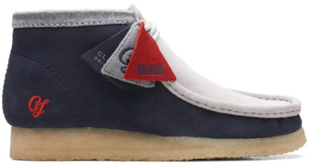 Giày Clarks Wallabee Boot VCY 'Navy' 261-65077