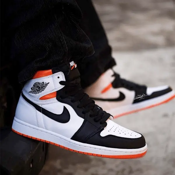 Giày Nike Air Jordan 1 Retro High OG 'Electro Orange' 555088-180 - Ảnh 3