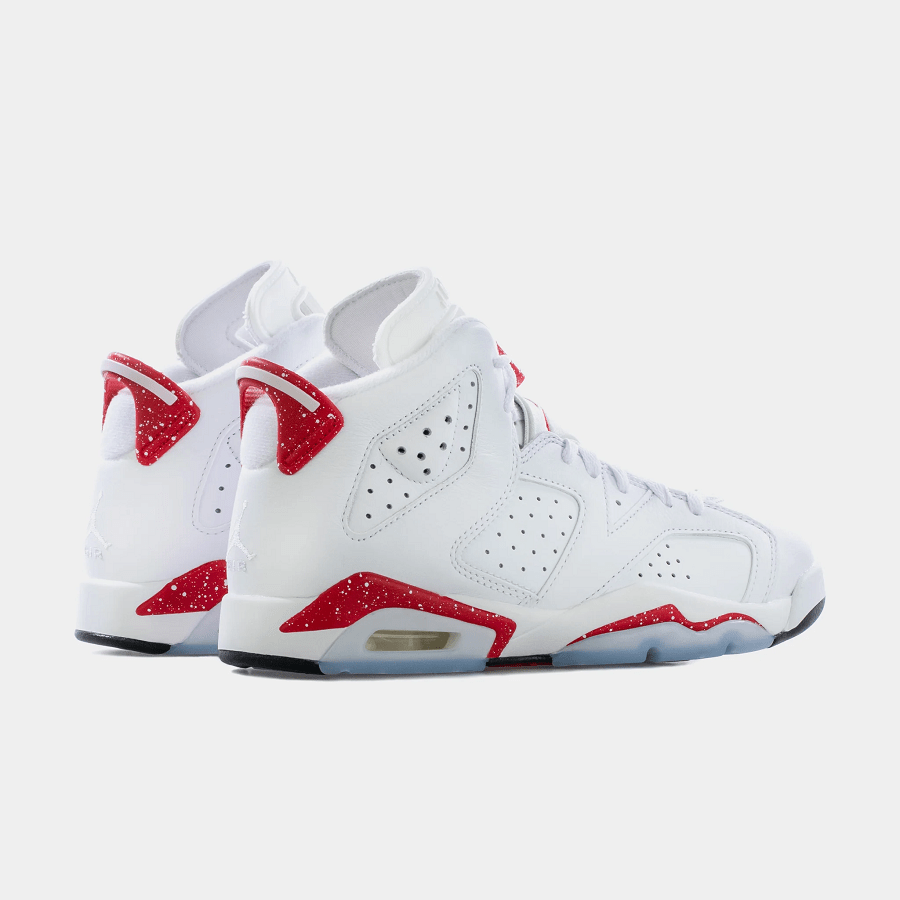 Giày Nike Air Jordan 6 Retro Red Oreo GS 'White Red' 384665-162 - Ảnh 4