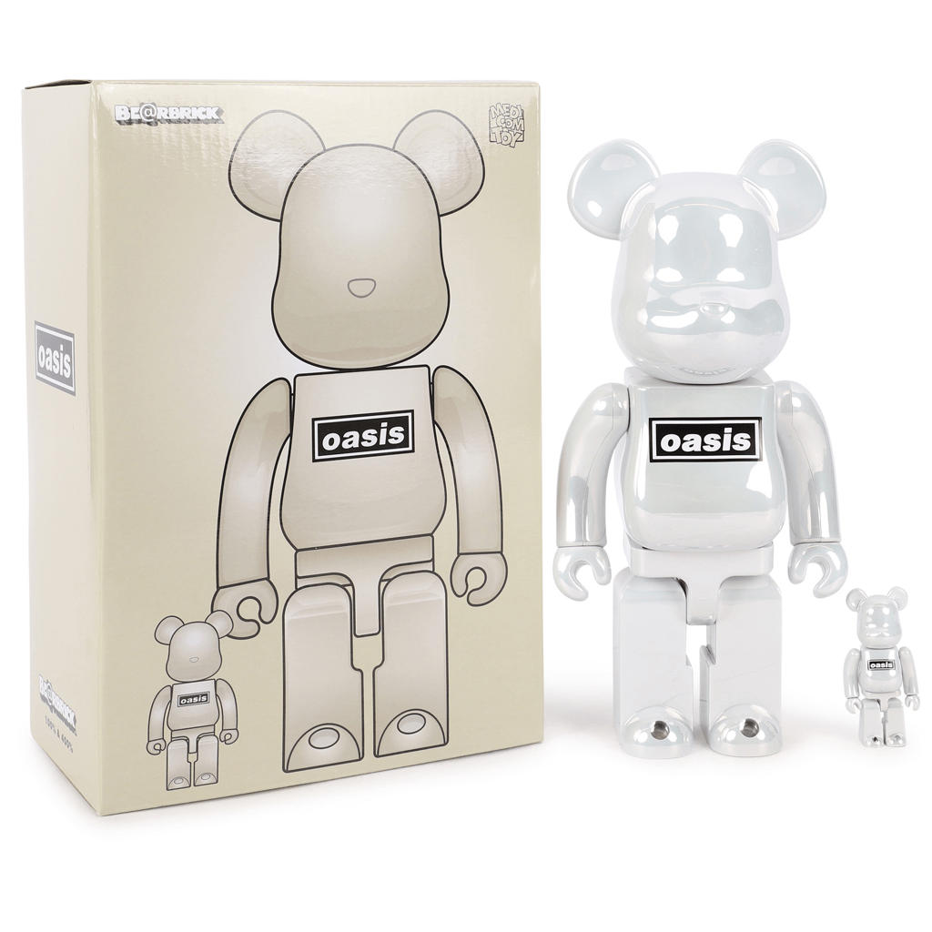 Mô Hình Bearbrick Oasis White Chrome - Ảnh 2