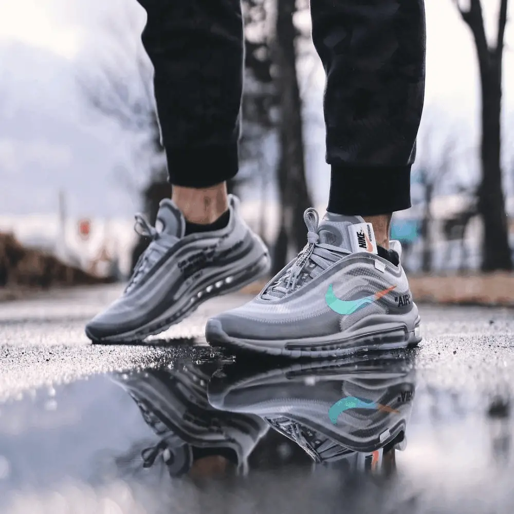 Giày Nike Off-White x Air Max 97 'Menta' AJ4585-101 - Ảnh 4