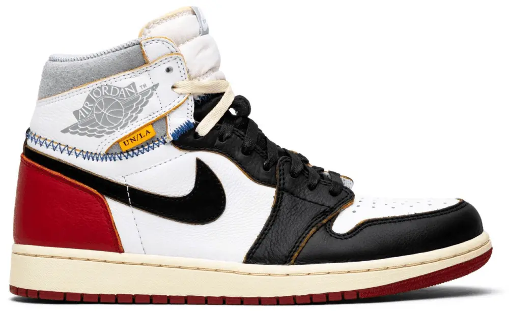 Giày Nike Union LA x Air Jordan 1 Retro High NRG 'Black Toe' BV1300-106