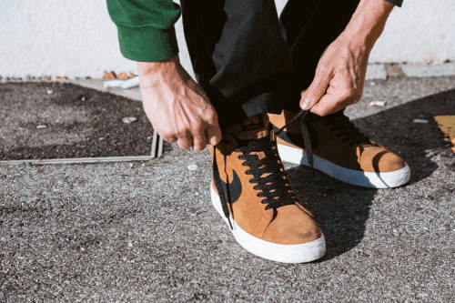 Giày Nike Blazer SB Mid 'British Tan' 864349-202 - Ảnh 5