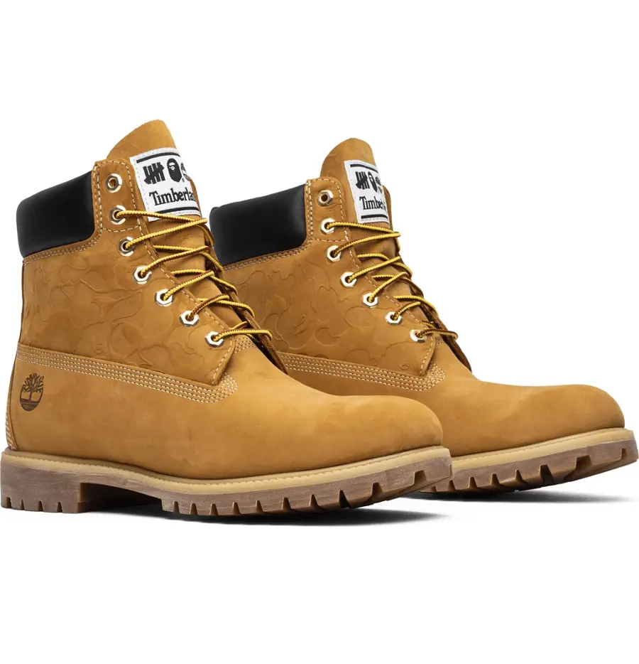 Alternative view of Giày Timberland 6" Bape x Undefeated 'Wheat' TB0A1R7Y231