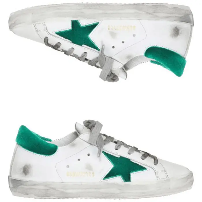 Alternative view of Giày Golden Goose Superstar White Green G32MS590-E49