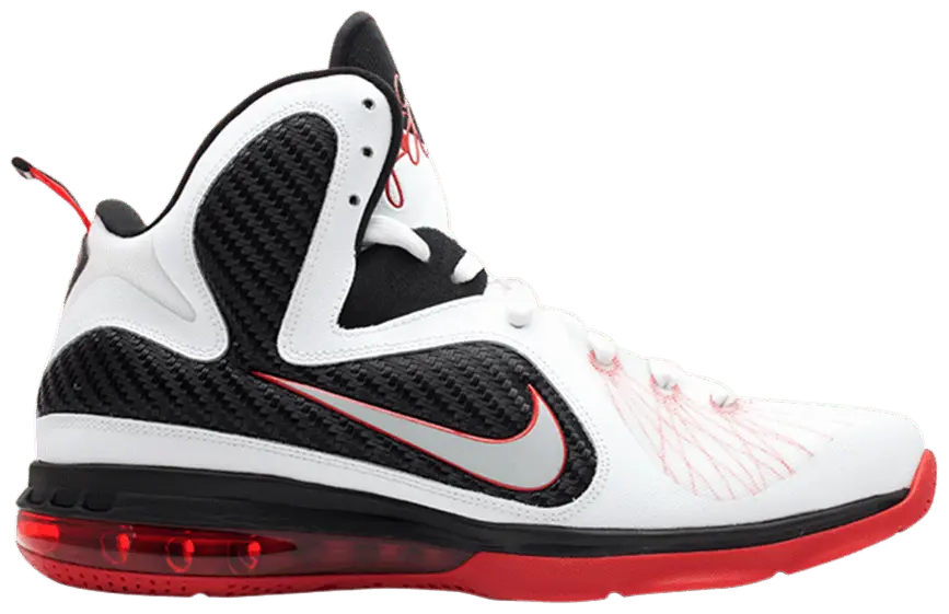 Giày Nike LeBron 9 'Miami Heat Home' 469764-100
