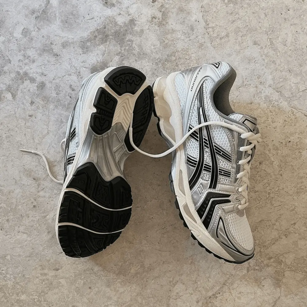 Giày Asics Gel-Kayano 14 'JJJJound Silver Black' 1201A457-101 - Ảnh 4