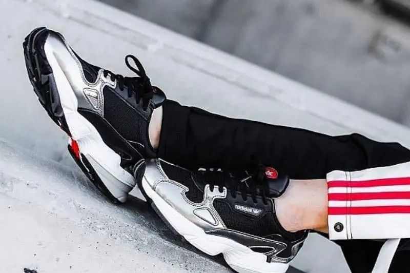 Giày Adidas Falcon Black Silver G54691 - Ảnh 5