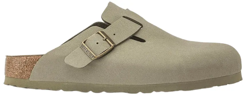 Dép Birkenstock Boston Vegan 'Khaki' 1020541