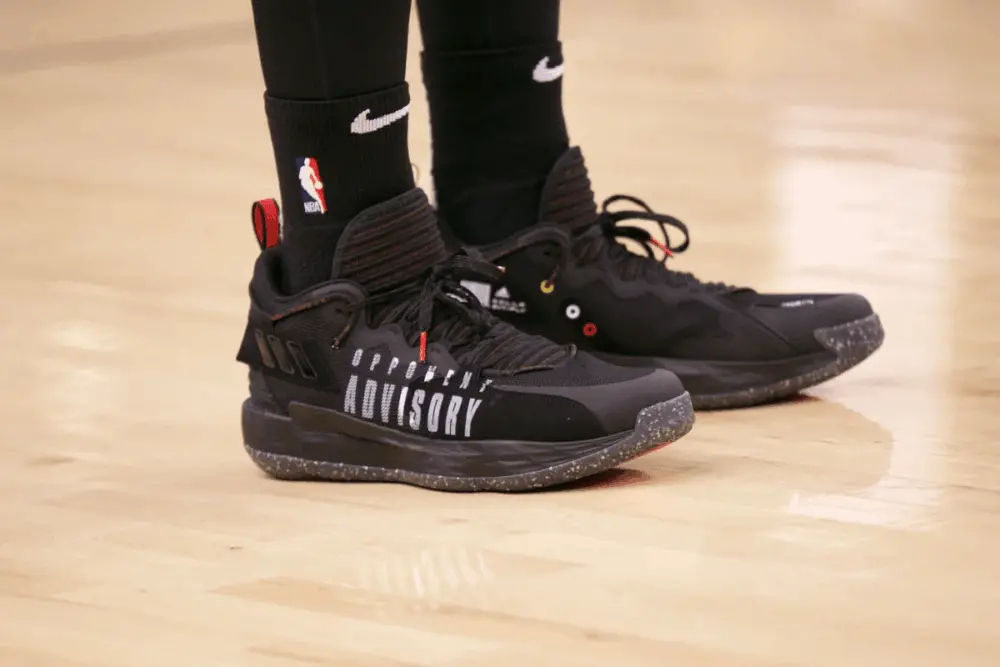 Alternative view of Giày Adidas Dame 7 EXTPLY: Opponent Advisory JapanSport 'Black' GV9872