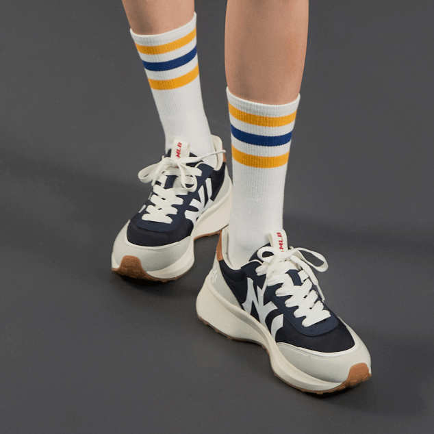 Giày MLB Chunky Jogger New York Yankees 'Navi' 3ASXX112N-50NYS - Ảnh 4