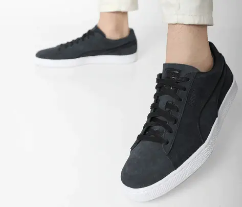 Alternative view of Giày Puma Suede Classic Exposed Seams 'Black' 365348-01