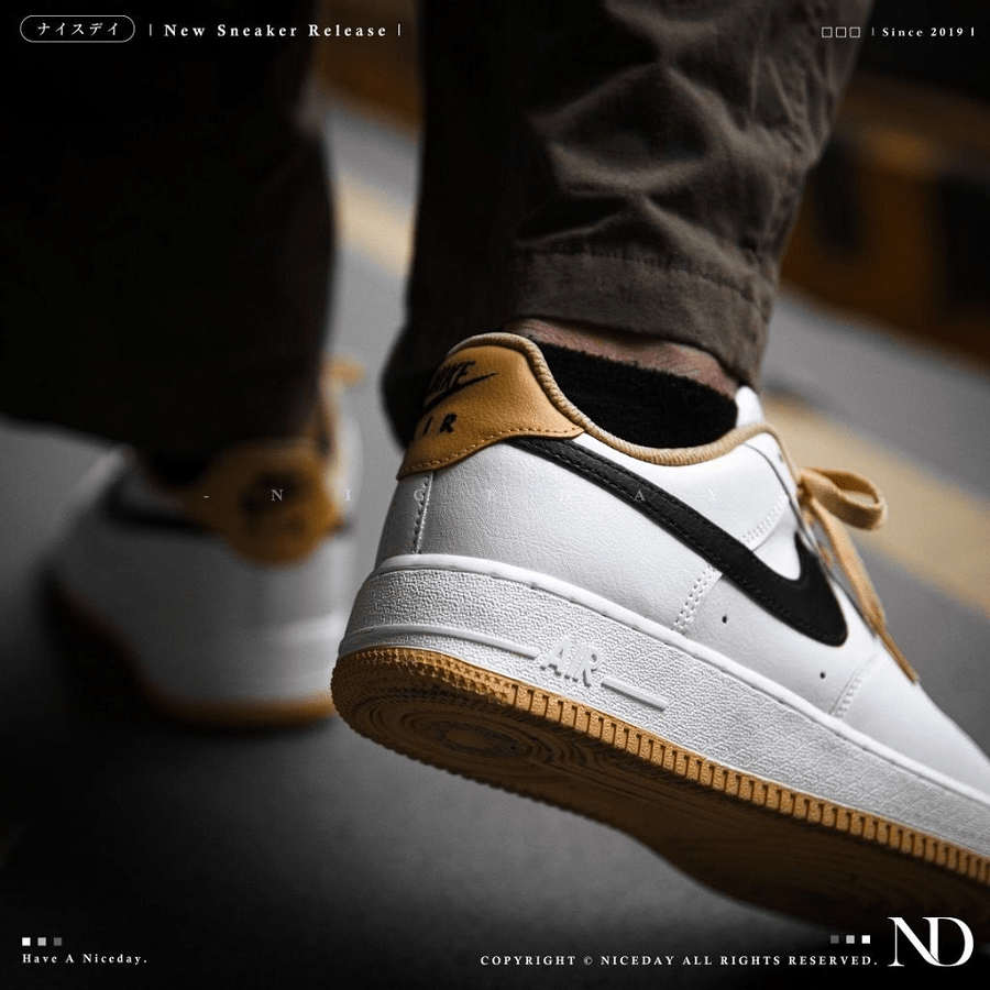 Giày Nike Air Force 1 Low Sail/Gold FD9063-101 - Ảnh 3