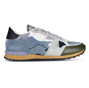 Giày Valentino Men's Grey Olive Rockrunner Sneakers WY2S0723TCC57H