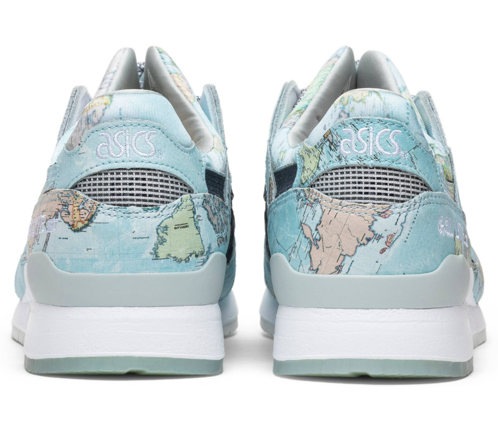 Giày Asics Atmos x Gel Lyte 3 'World Map' 1191A197-400 - Ảnh 3