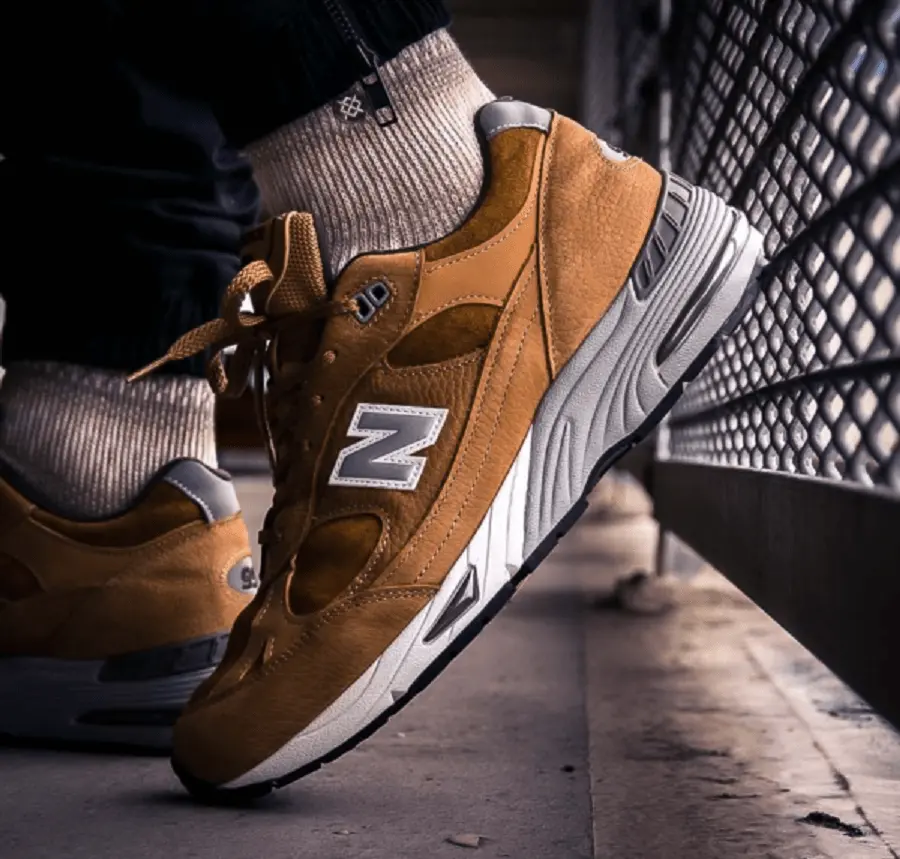 Alternative view of Giày New Balance 991 Made In UK Brown M991PNT