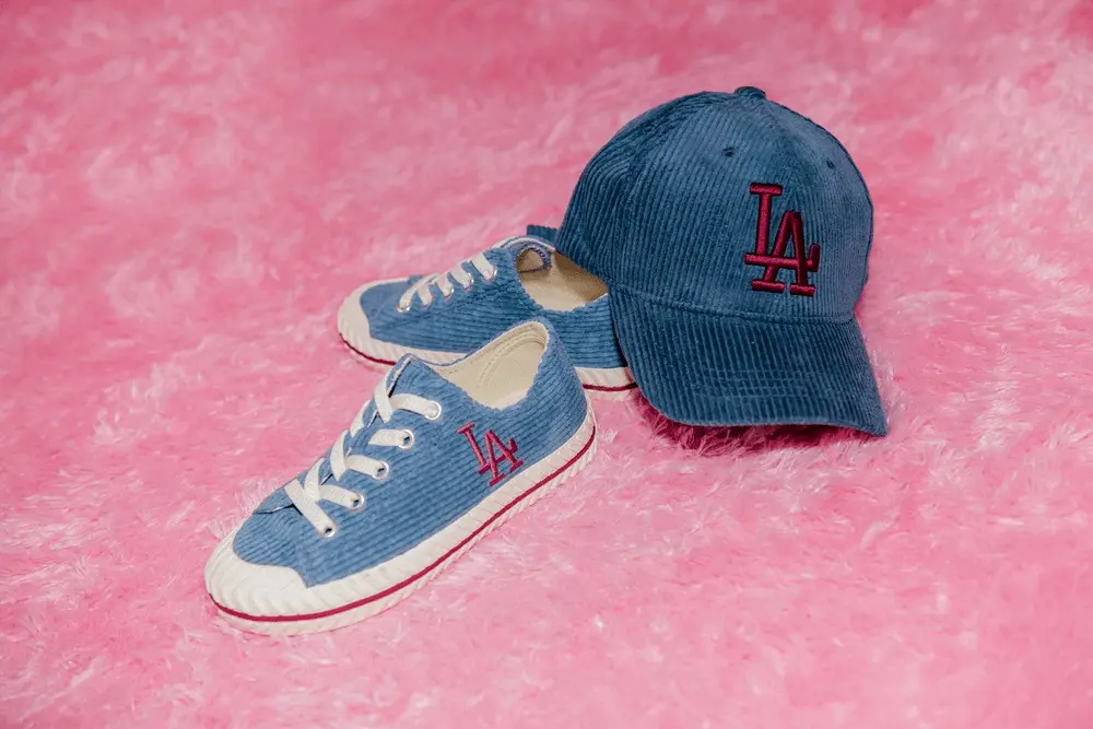 Giày MLB Playball Corduroy Navy Denim 72SHPC011-07U - Ảnh 3