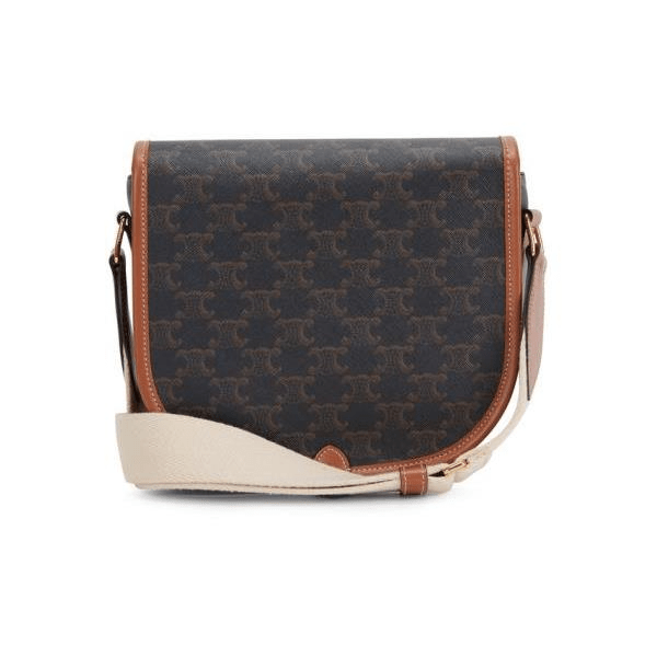 Túi Celine Large Strap Folco Canvas 'Black' 196932BZJ-04LU - Ảnh 4