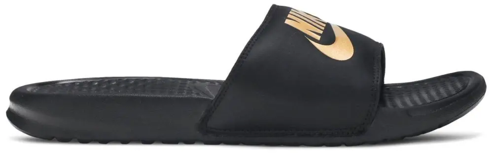 Dép Nike Benassi JDI '" Black/Gold " 343880-016